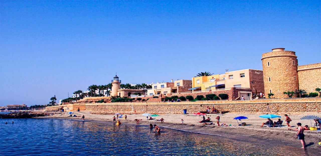 Roquetas Beach House Apartamento Fresco Con Piscina Roquetas de Mar Eksteriør billede
